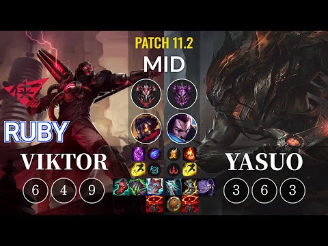 RW Ruby Viktor vs Yasuo Mid - KR Patch 11.2