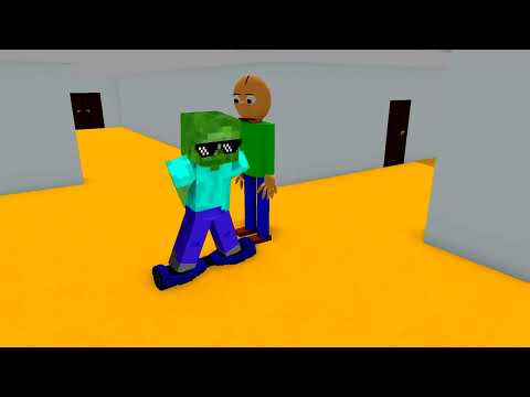 Monster School : BALDI'S BASICS CHALLENGE - Minecraft Animation