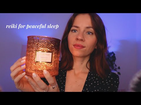 the most soothing ASMR REIKI for peaceful sleep 🌜 whispered & no tapping (highly requested)
