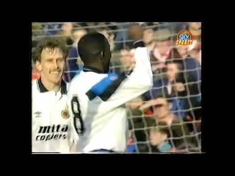 Swindon Town v Aston Villa F.A. Cup 5th Round 16-02-1992