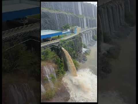 Alerta no Paraná na Usina Salto Santiago em Saudade do Iguaçu.  #enxurrada #risco #noticias