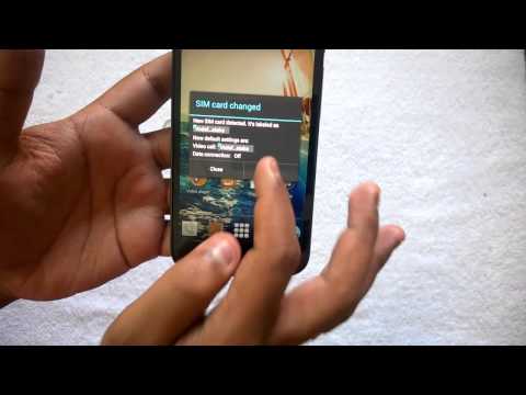 How to Insert Micro SIM cards into Micromax Canvas Turbo