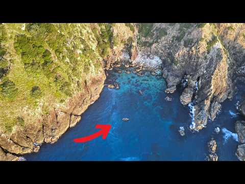 SOLO Night Dive (GIANT LOBSTER) - Spearfishing and Boat Camping