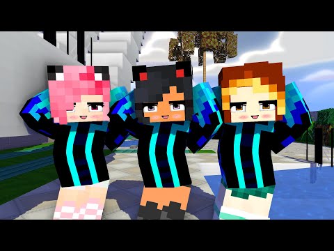 CHICKEN WING MEME SHUFFLE DANCE APHMAU ELEMENTAL ICE - MINECRAFT ANIMATION #shorts