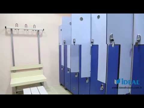 İdeal Kabin İkili Soyunma Dolapları