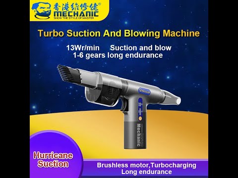 Máy thổi bụi, hỗ trợ làm mát main MECHANIC DB10 (2 chiều kèm đầu hút bụi)