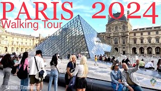 🇫🇷 PARIS, France Walking Tour Summer 2024 / OLYMPICS Paris 2024 / Day 2 [4k Ultra HD]