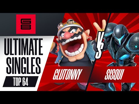 Glutonny vs Sisqui - Top 64 Ultimate Singles - Genesis 8 | Wario vs Dark Samus