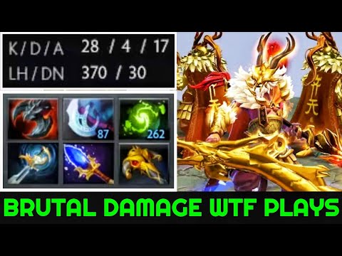 inYourdreaM [Monkey King] Brutal Damage Carry 28Kills WTF Plays 7.22 Dota 2