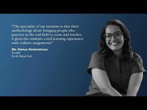 École Intuit Lab French Institute of Design, Digital & Strategy New Delhi General video thumbnail 3