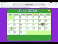 Starfall Calendar Of June 13 2026