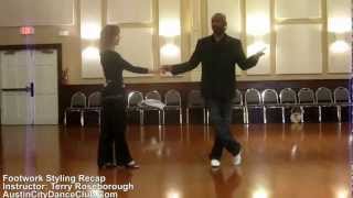 preview picture of video 'Recap Video: Footwork Styling Workshop, Austin City Dance Club.com with Terry Roseborough'