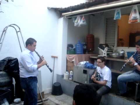 Edi Léo e Igor arrebentando no clarinete