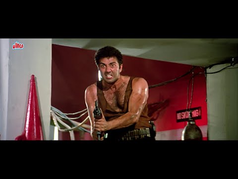 Ghayal Climax Scene: Get out, dog! Today your death is in sight! Sunny Deol, Amrish Puri