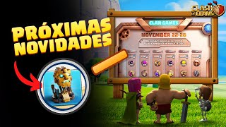 NOVO EVENTO COM MUITAS RECOMPENSAS E JOGOS DE CLÃ NO CLASH OF CLANS!
