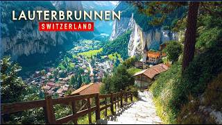 Walking Tour of Lauterbrunnen | Switzerland 4K