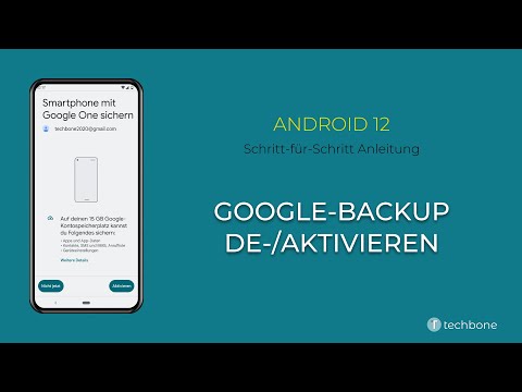 Google-Backup de-/aktivieren [Android 12]