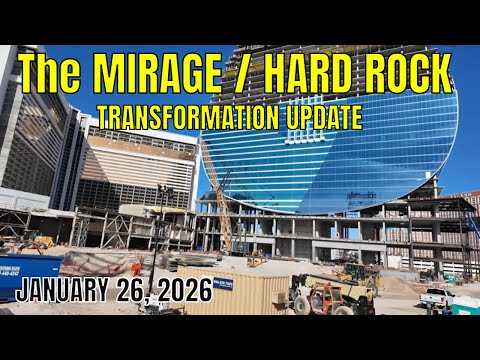 Umbau des Mirage zum Hard Rock Hotel – Update vom 26.01.2026