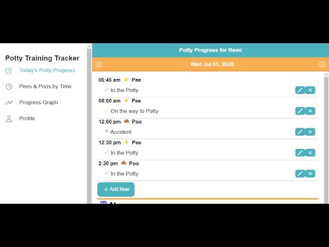 Potty Training Tracker video thumbnail