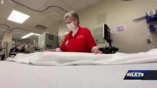 Longtime volunteer returns to UofL Hospital