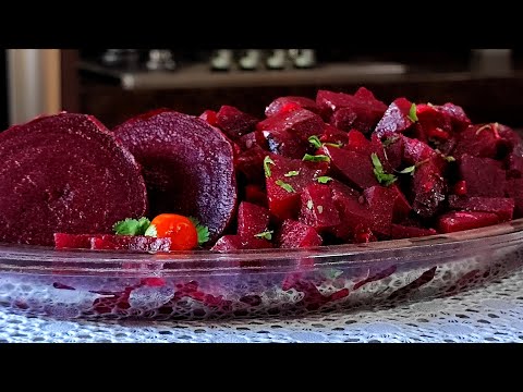 DICAS VALIOSAS cozinhe RAPIDAMENTE a BETERRABA sem perder a COR salada perfeita