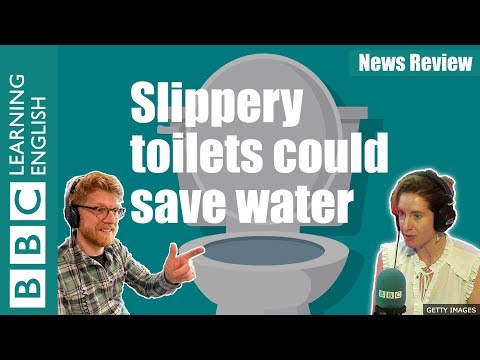 Saving water with slippery toilets - Watch News Review