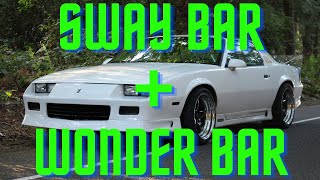 Detroit Speed Sway Bar & Wonder Bar Install (1982-1992 Camaro/Firebird)