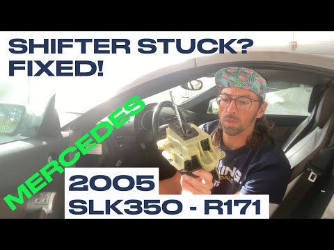 SHIFTER STUCK in N and D, TRANSMISSION not shifting - MERCEDES FIX Video R171 and similar models