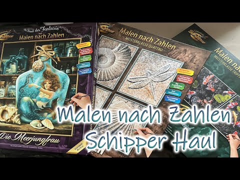 Malen nach Zahlen Haul | 3 neue Schipperbilder - Schnäppchen bei Sortimentswechsel
