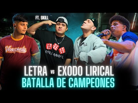 LETRA vs ÉXODO LIRICAL | BATALLA DE CAMPEONES EN FMS CARIBE 🌴 ft. SKILL