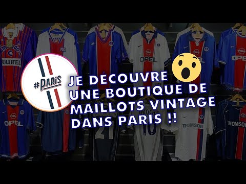 Je découvre Hashtag Paris une boutique de maillots vintage #PARIS