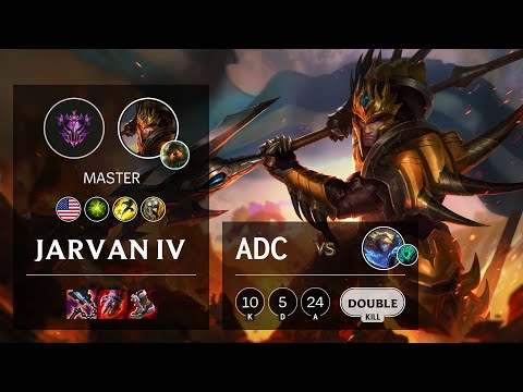 Jarvan IV ADC vs Ezreal - NA Master Patch 11.2
