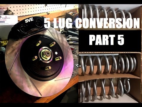 1986 Mustang GT Project - 5 Lug Conversion - NEW PARTS! - SVE 13" Front Brakes