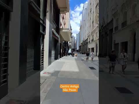 Centro Antigo São Paulo #saopaulocity #sp #lugaresporondeandei #centrosp #sampa #shorts #ruasdesampa