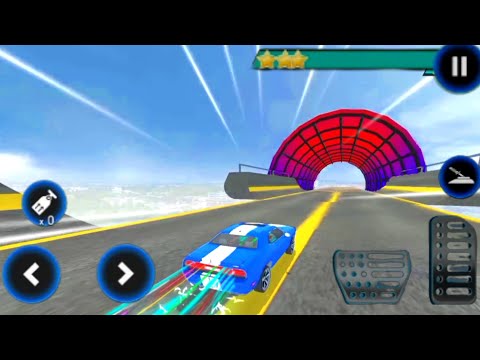 Muscle Car Stunts GT Car Games - Classic Mode Level 3 - Android Gameplay videos