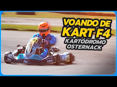 Voando baixo de KART F4 - Kartódromo Osternack