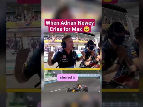 Adrian Newey Cries at Max Championship winning Moment #shorts #f1 #abudhabigp