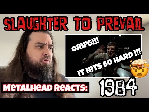 Slaughter to Prevail - 1984 - First Time Reaction #slaughtertoprevail #1984 #metalheadreacts
