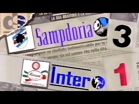 Sampdoria-Inter 3:1, 1993/94 - Domenica Sportiva 
