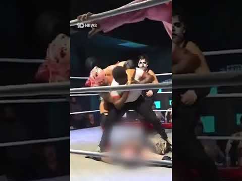 Raja Jackson Knocks Pro-Wrestler Unconscious In Ring | 10 News