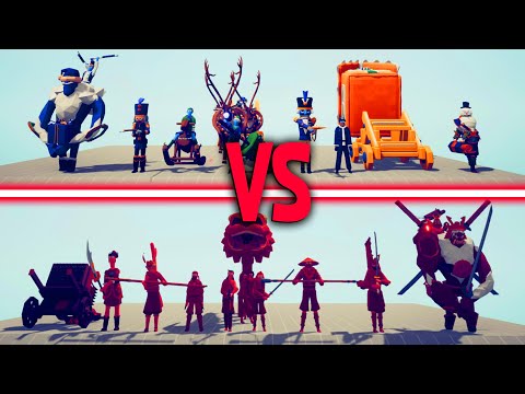 DYNASTY TEAM vs HOLIDAY TEAM - Totally Accurate Battle Simulator | TABS