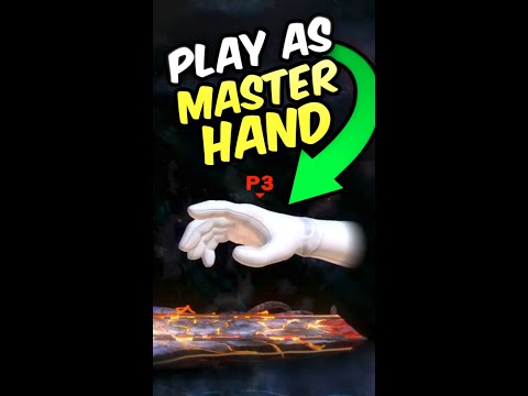 Play as the MASTER HAND #gaming #nintendo #supersmashbros