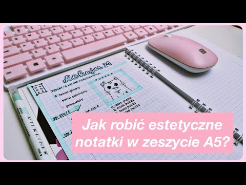 JAK ROBIĆ CZYTELNE, ESTETYCZNE NOTATKI W ZESZYCIE A5 📚  Polishnotes