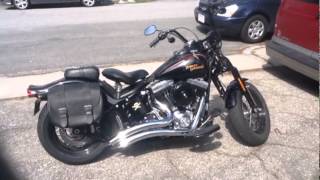 Vance & Hines Big Radius on Harley Davidson Crossbones