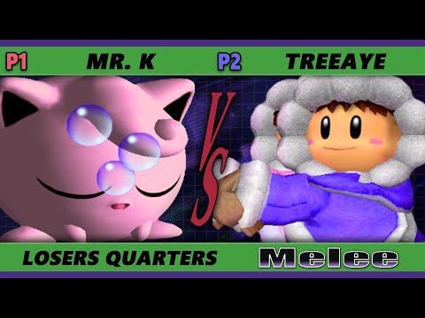 S@X 429 Losers Quarters - Mr. K (Jigglypuff) Vs. Treeaye (Ice Climbers) Smash Melee - SSBM