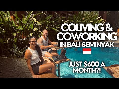 Bali Digital Nomads Coliving and Coworking - Tour of Biliq Seminyak (IS IT WORTH IT?)
