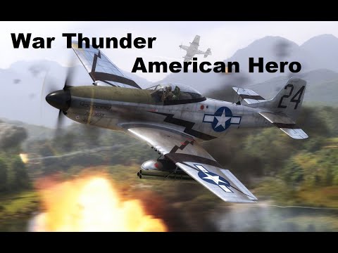 War Thunder P51 American Hero!