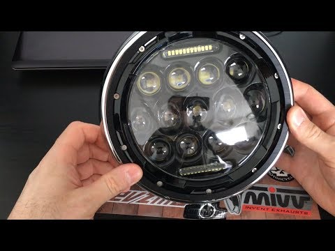 Jeep/HD LED headlight on a Ducati?Lighting conversion, Upgrades unboxing and impressions