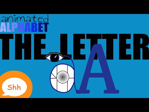 Meet The animated ALPHABET - Episode 1 - The Letter A.  Animation, Education, Reading, Children, ABC