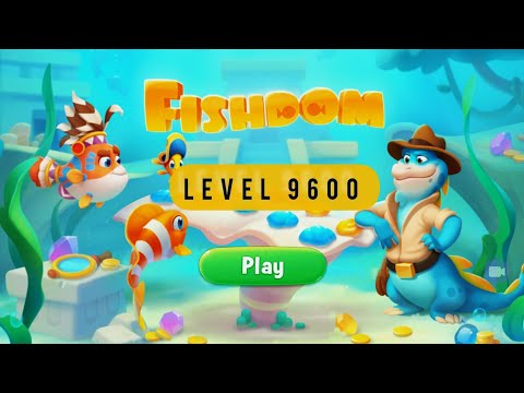 Fishdom game level 9600 #fishdom #youtube